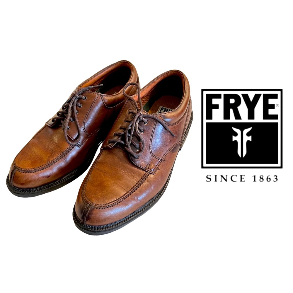 Frye Taylor Split Toe Oxford BROWN LEATHER Shoes 9.5